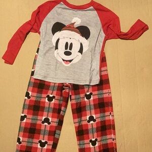 Lot of 3 Christmas/ holiday boys pajamas 4T